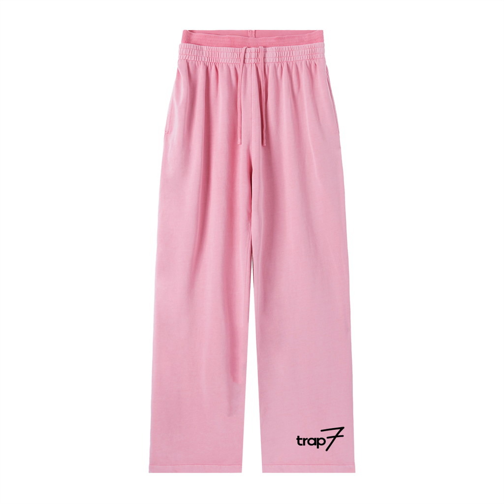 Vintage Washed Relaxed-Leg Pants