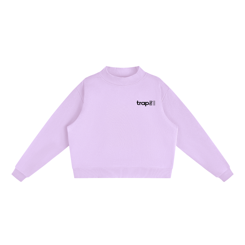 Cozy Mock-Neck Fleece Crewneck