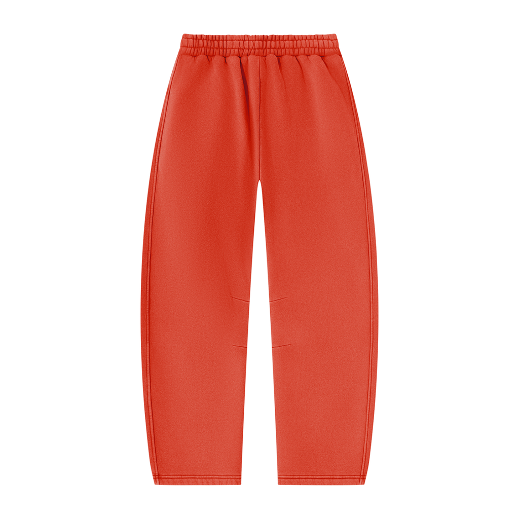 Vintage Wash Barrel-Leg Fleece Sweatpants