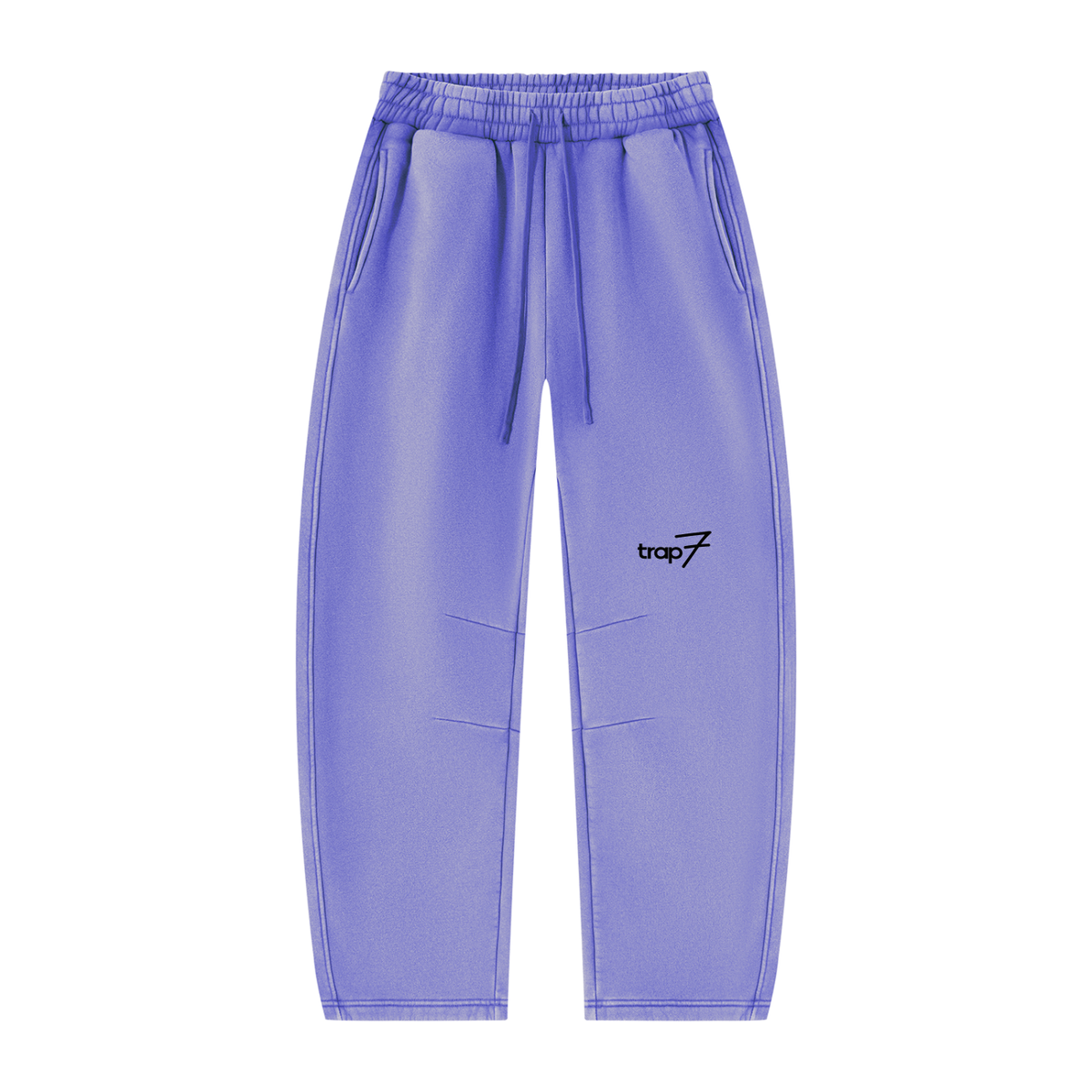 Vintage Wash Barrel-Leg Fleece Sweatpants