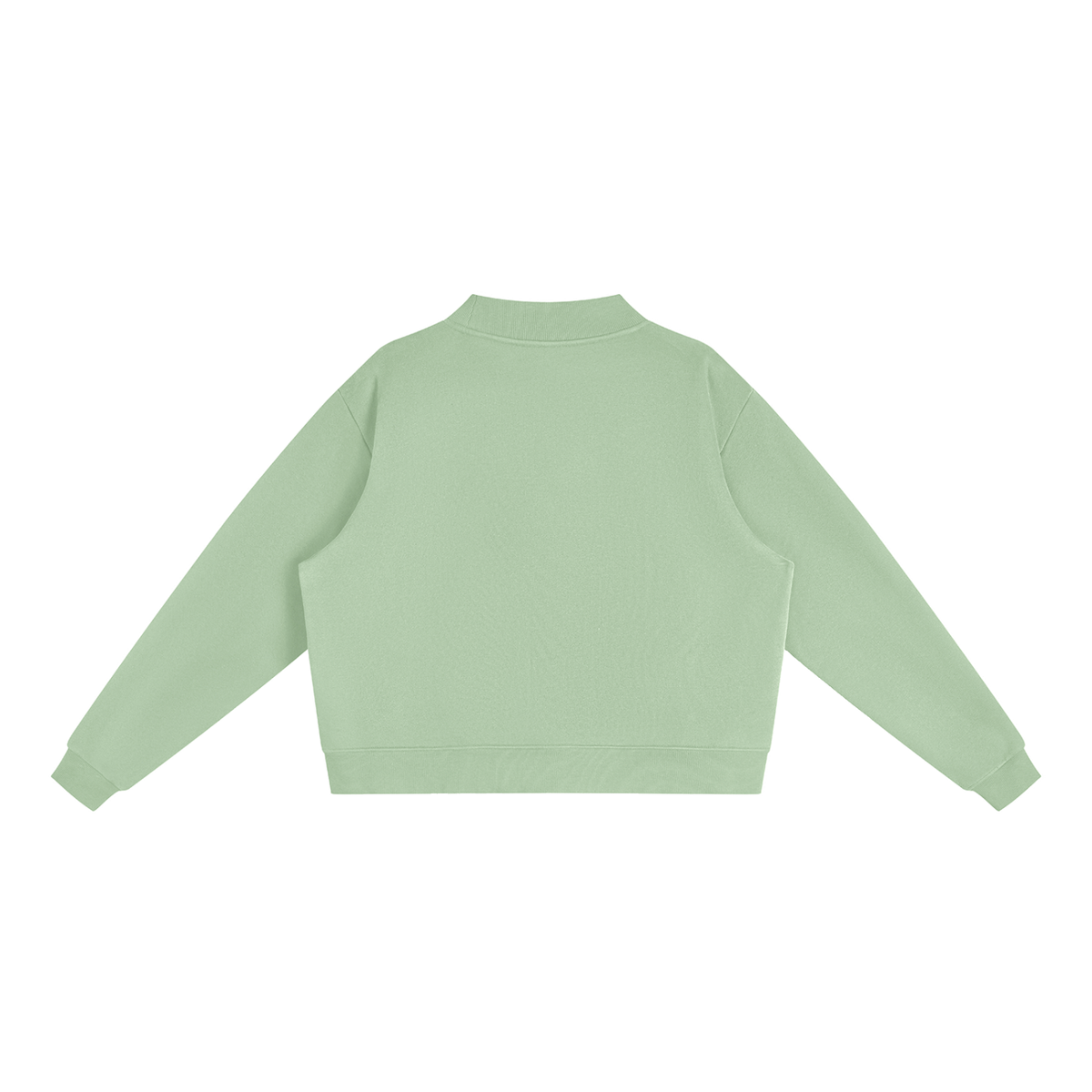Cozy Mock-Neck Fleece Crewneck