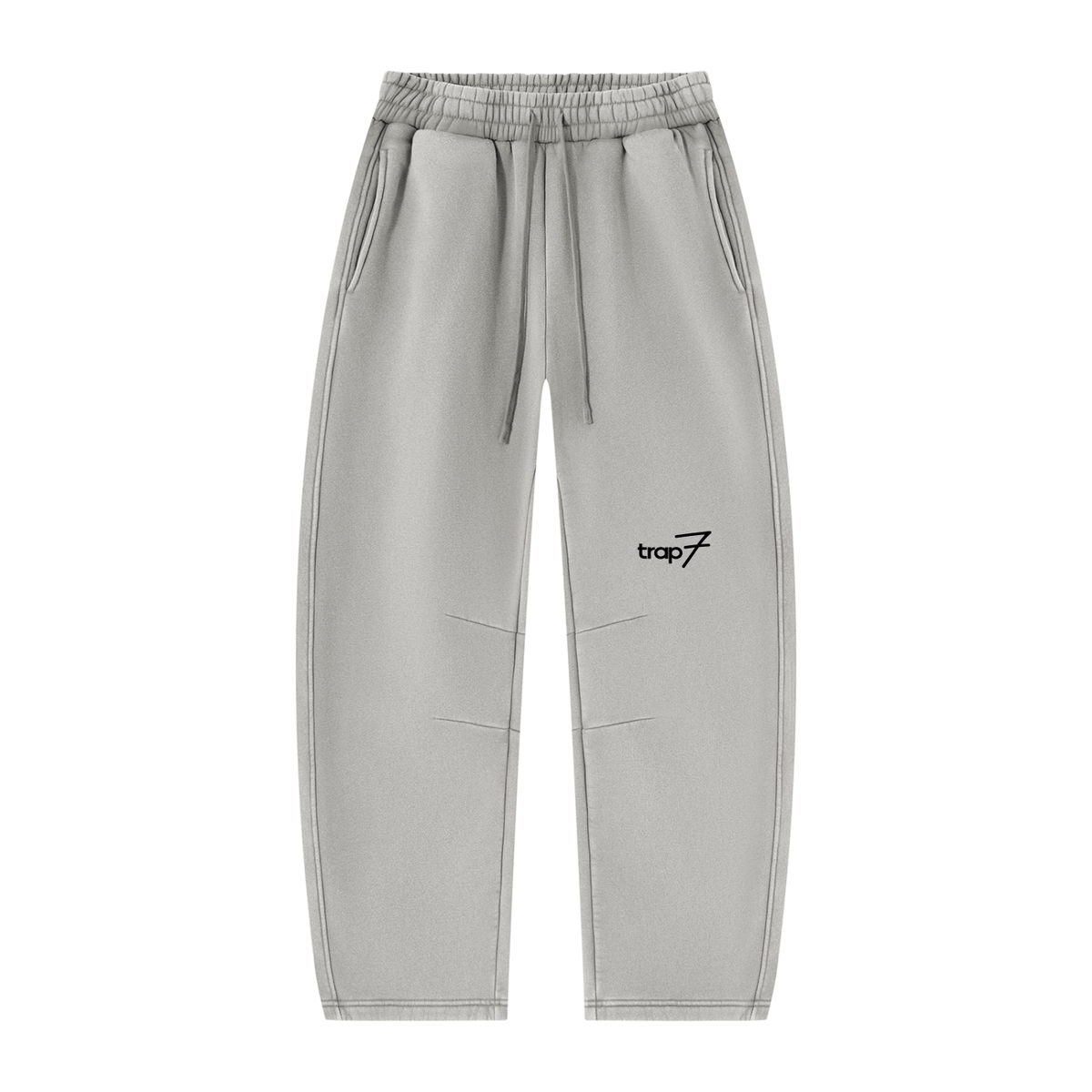 Vintage Wash Barrel-Leg Fleece Sweatpants
