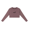 Mineral-Washed Everyday Crop Sweatshirt