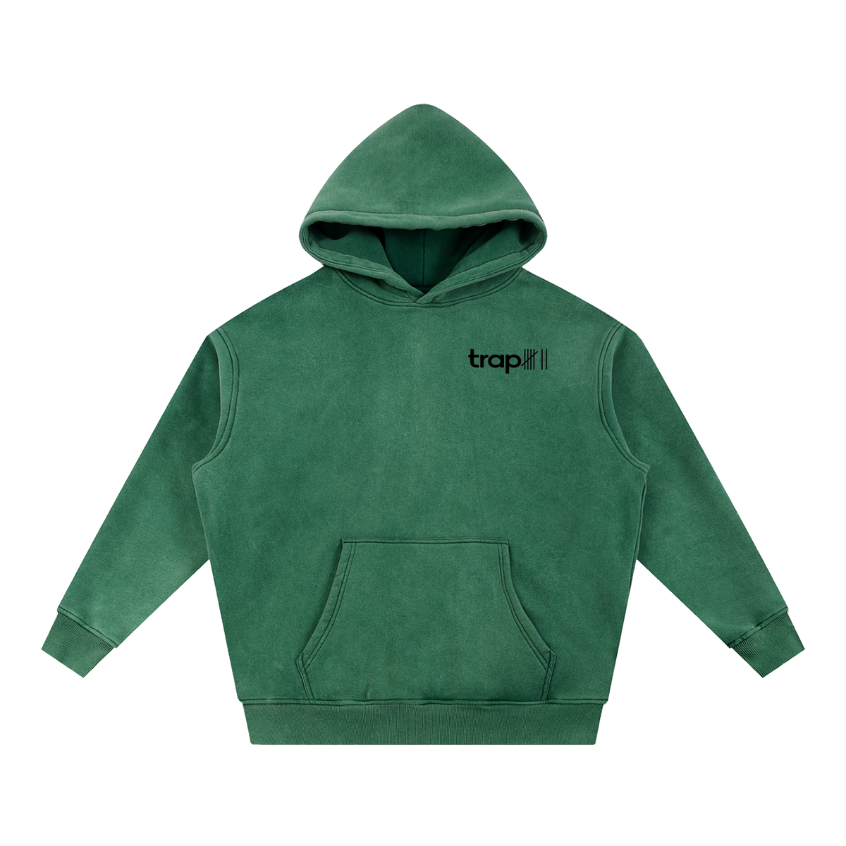 Snow Washed Oversized Fleece Hoodie