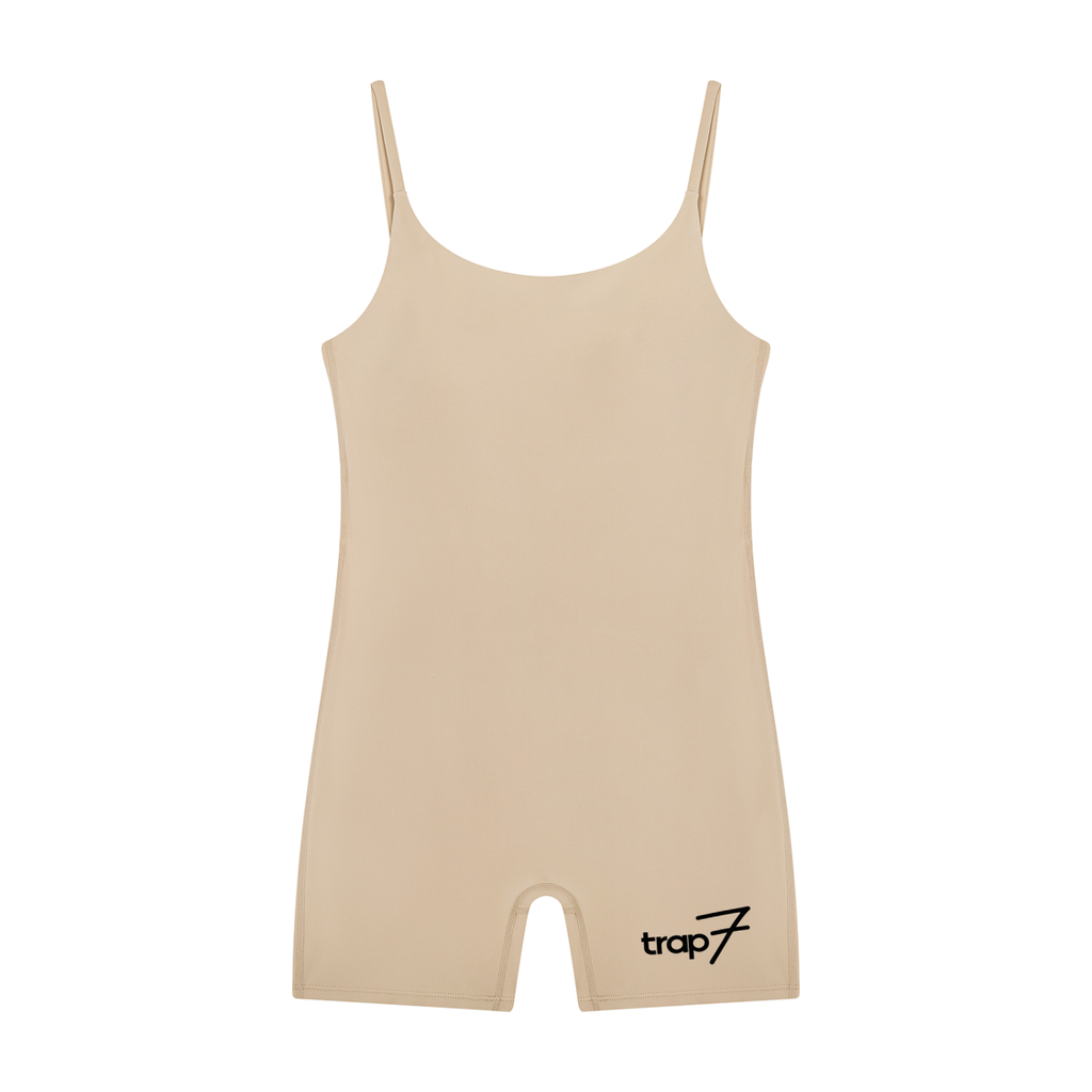 Sleek U-Neck Yoga Romper