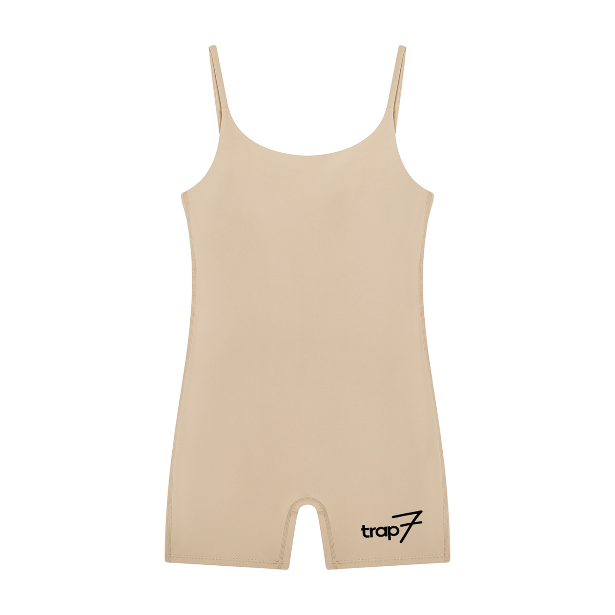 Sleek U-Neck Yoga Romper