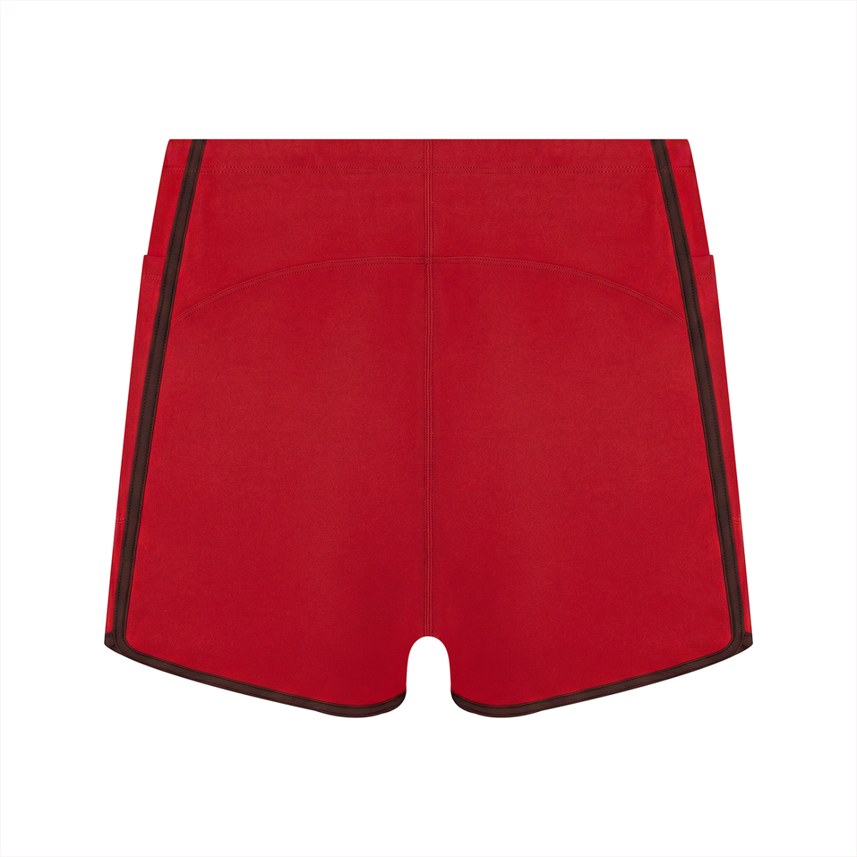Retro High-Rise Ringer Yoga Shorts