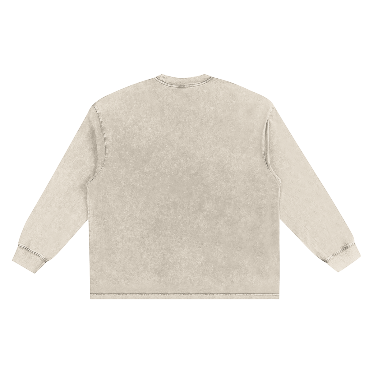 Snow Washed Raw-Edge Tee