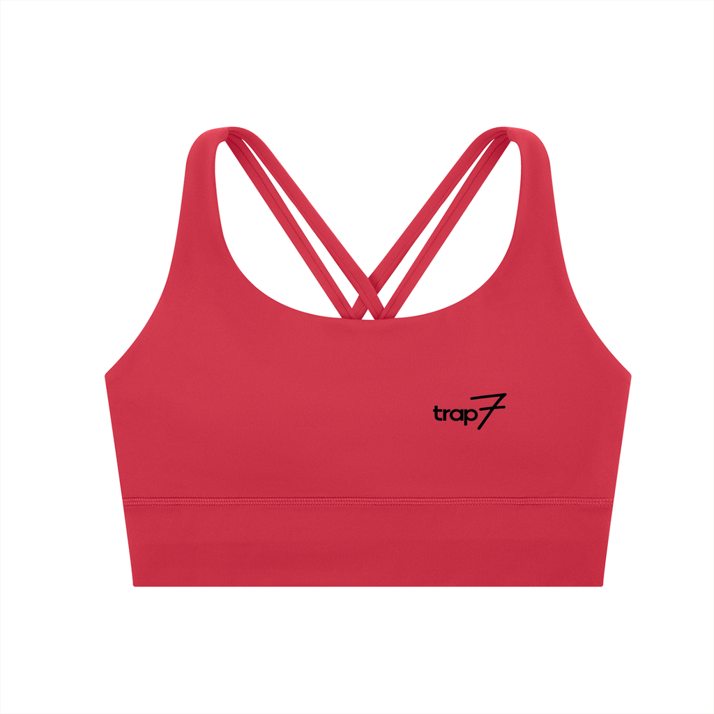 Criss-Cross Strappy Sports Bra