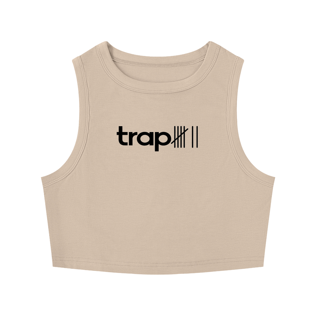 Sculpted Crewneck Crop Tank