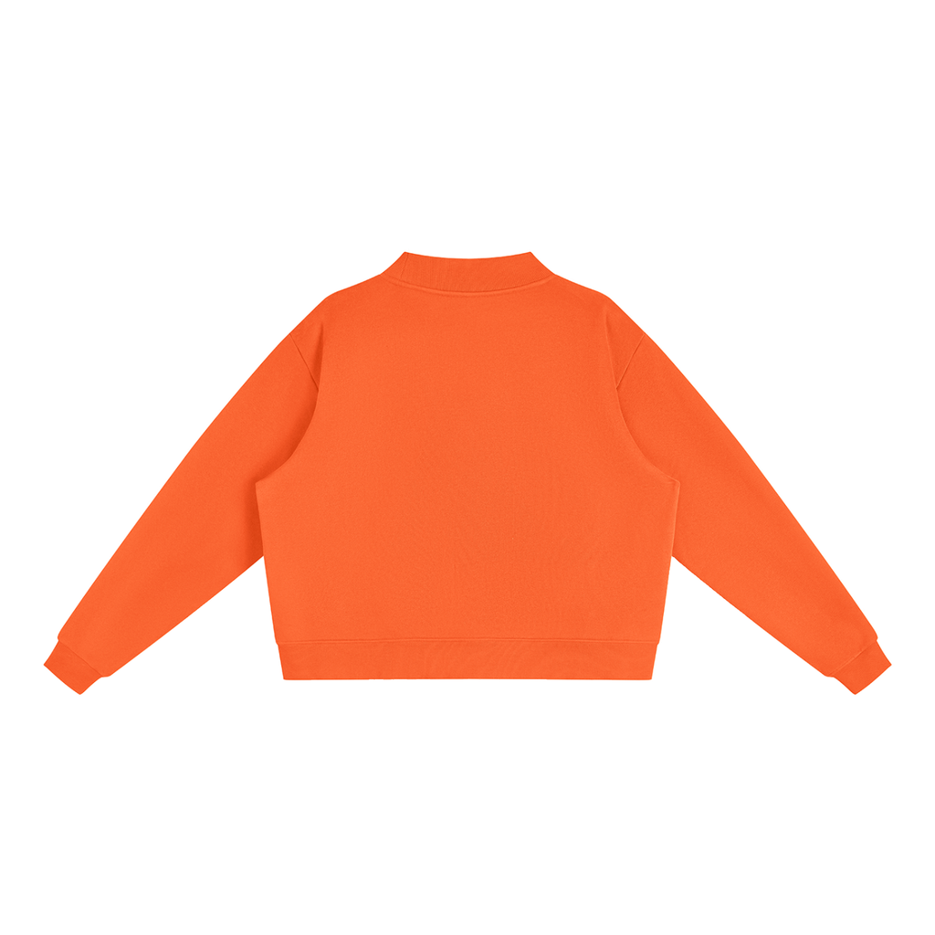 Cozy Mock-Neck Fleece Crewneck
