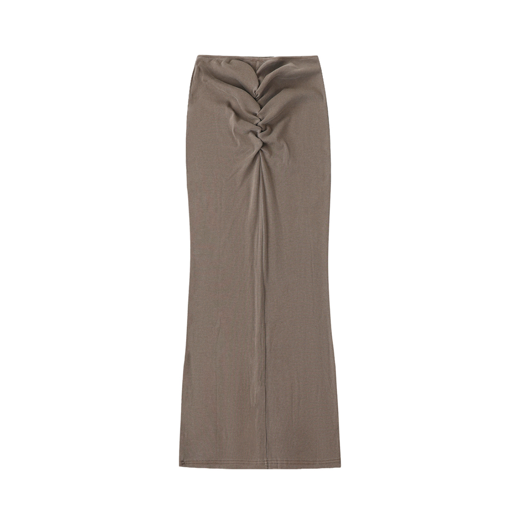 Washed Flow Maxi Skirt