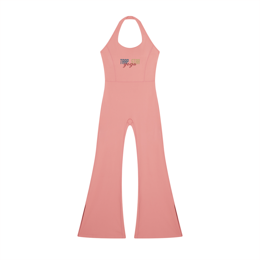 Sleek Halter Flare Jumpsuit