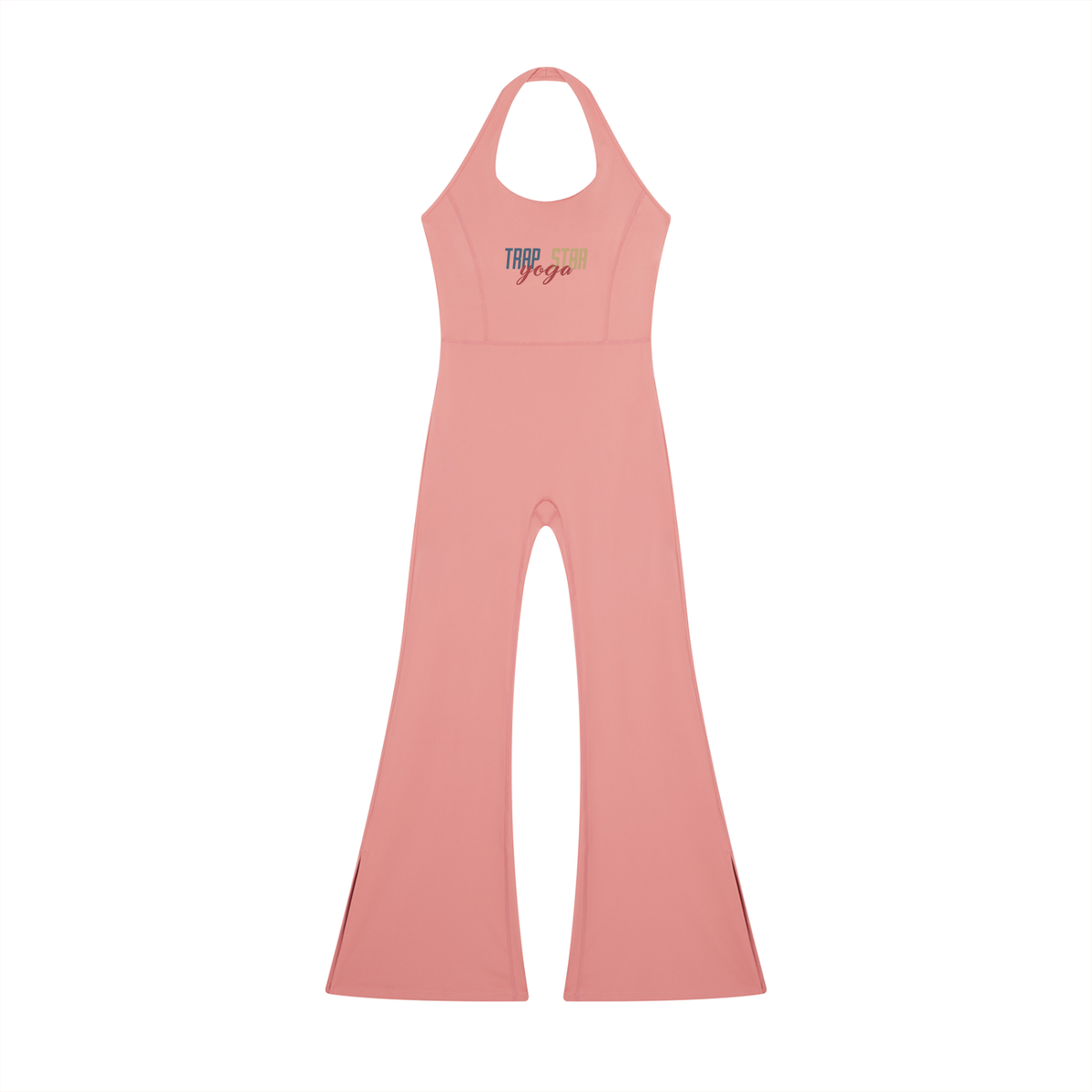 Sleek Halter Flare Jumpsuit