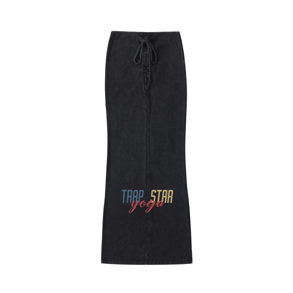 Washed Flow Maxi Skirt