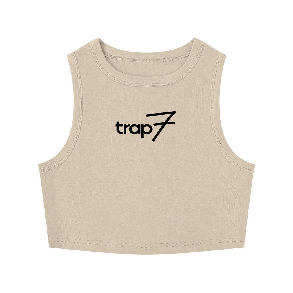 Sculpted Crewneck Crop Tank