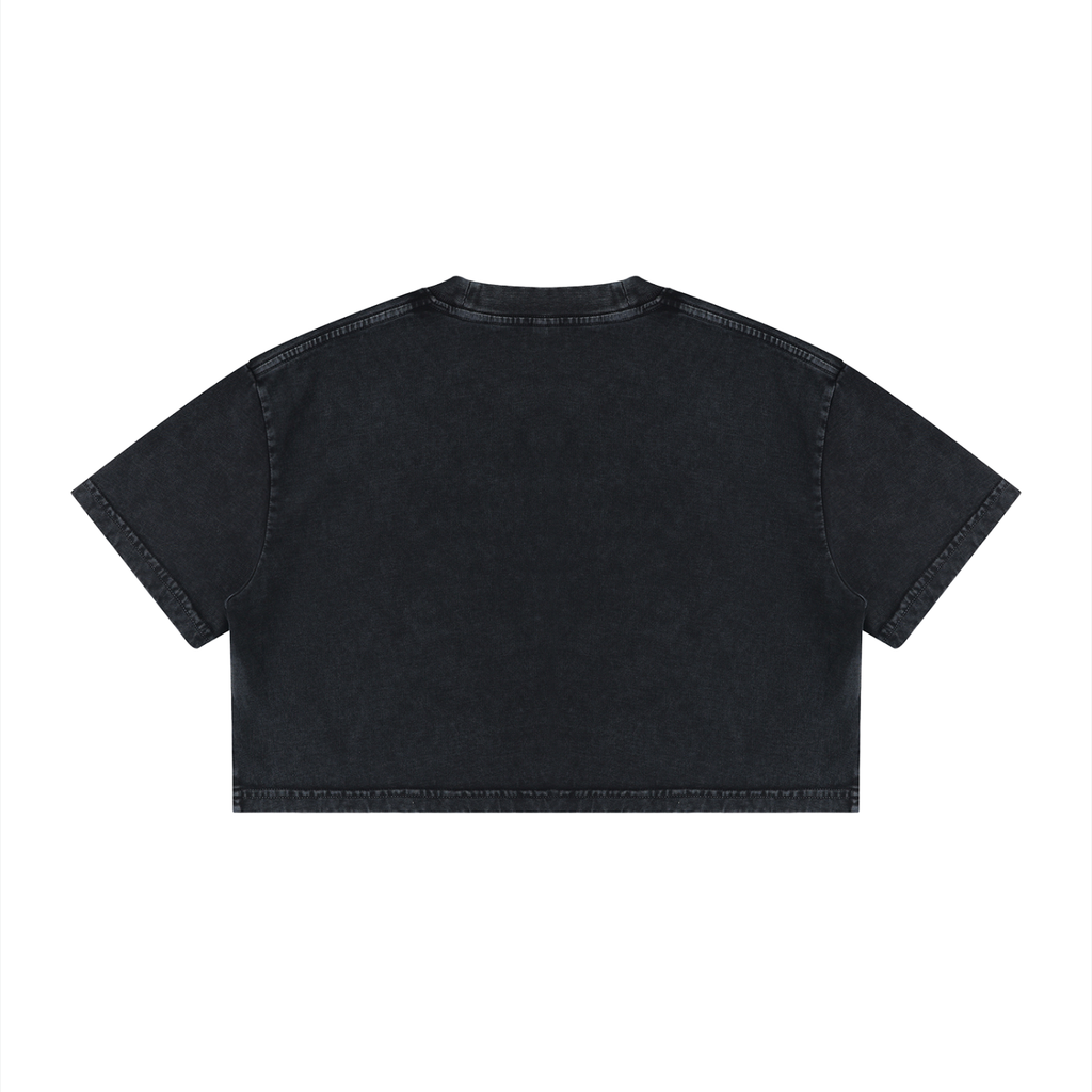 Mineral Wash Cropped Tee