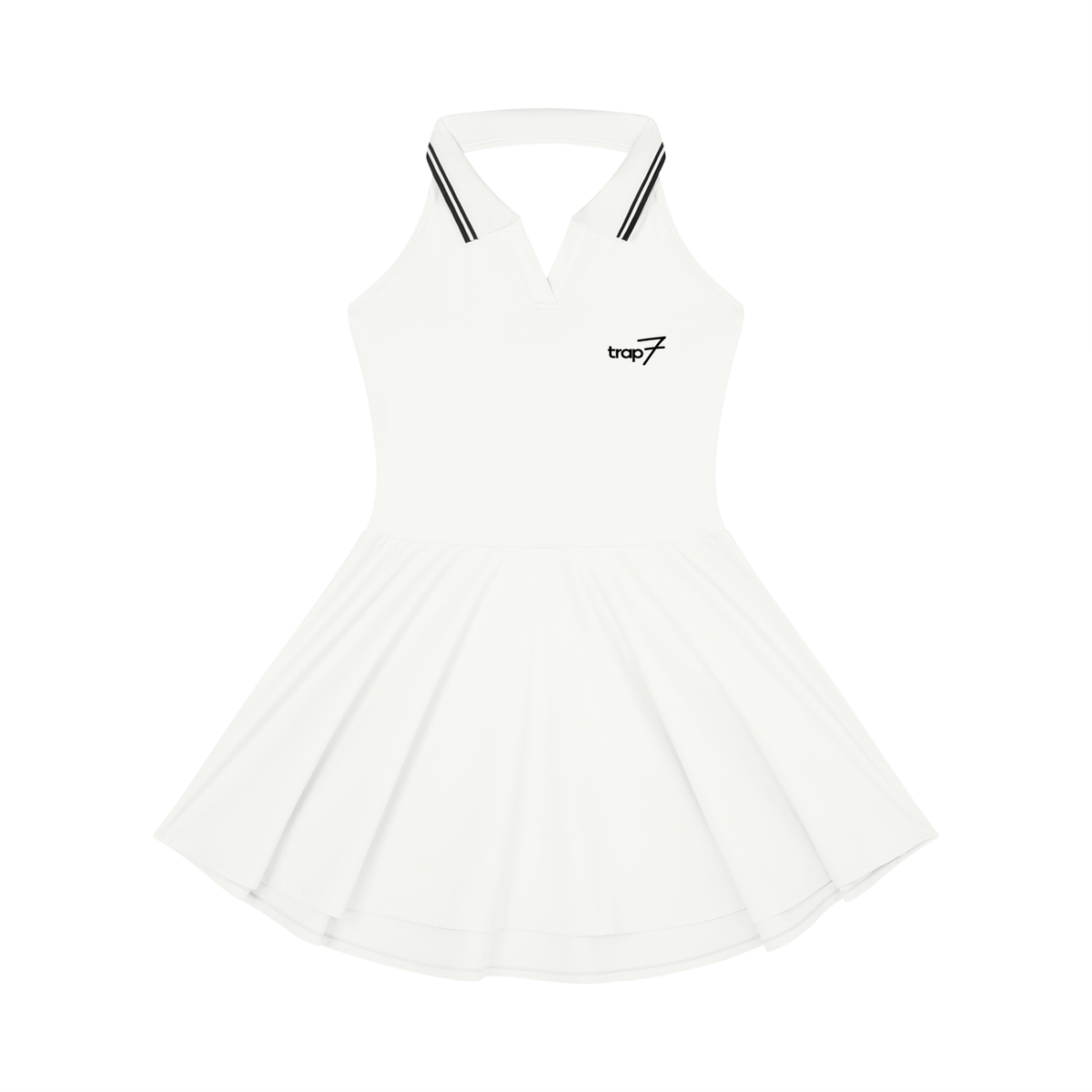 Collared Halter Tennis Dress