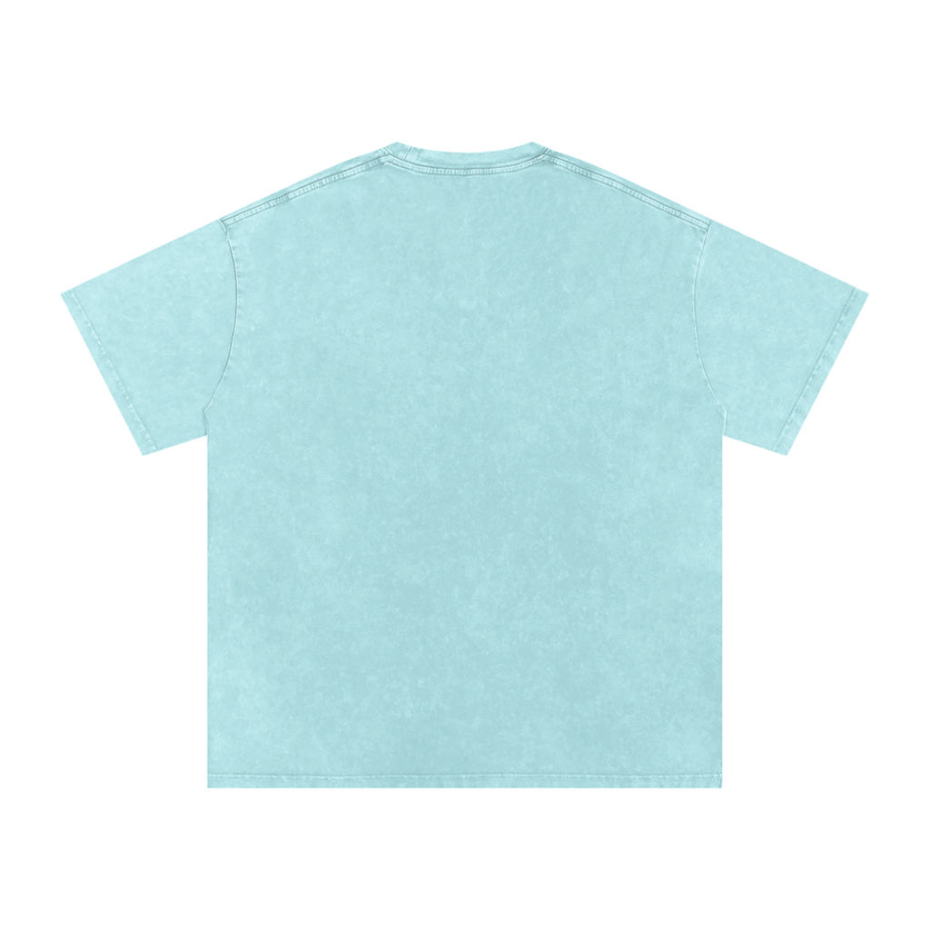 Snow Washed Oversized Cotton Tee