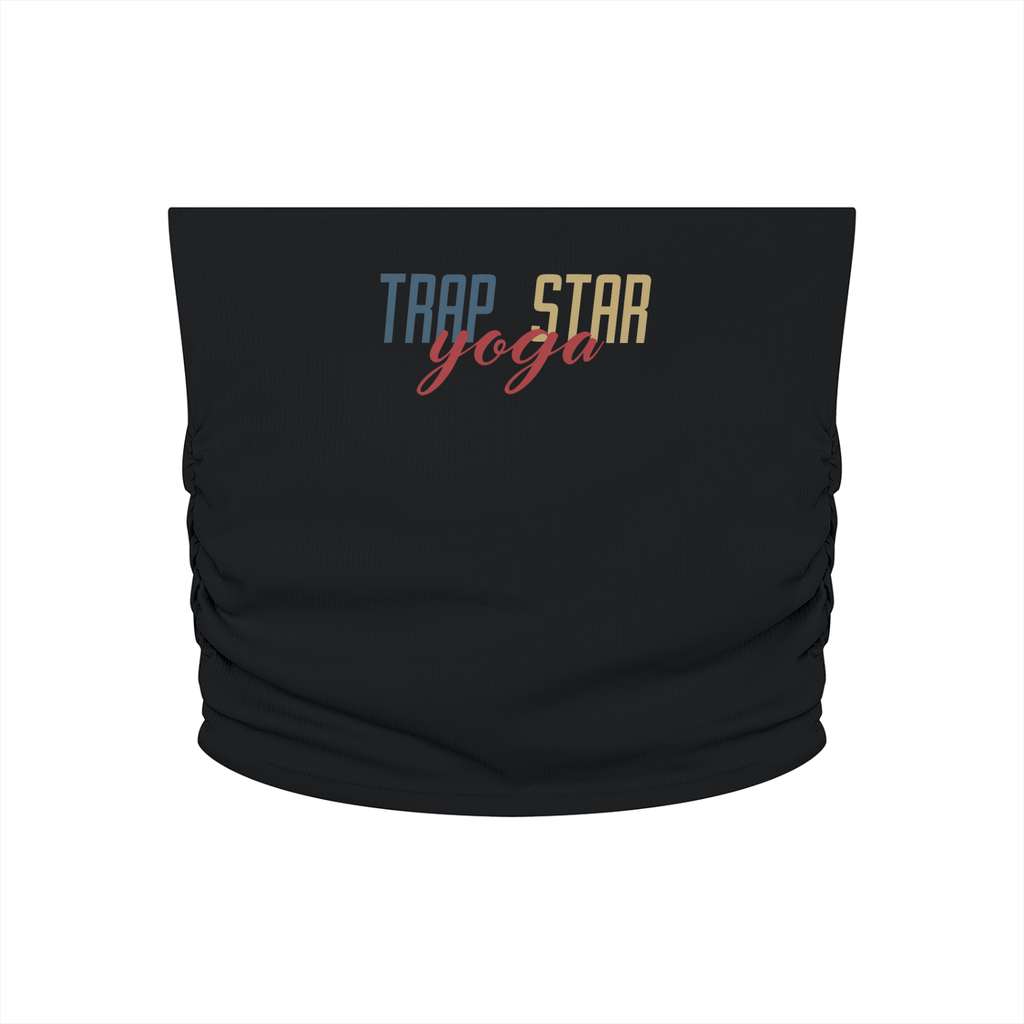 Ruched Cropped Tube Top