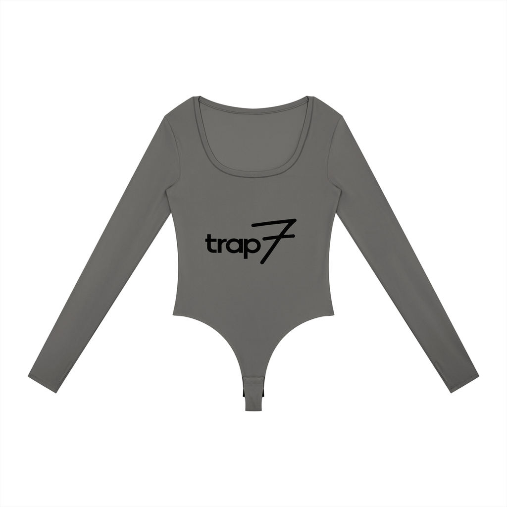 Sleek Long-Sleeve Yoga Bodysuit