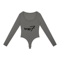 Sleek Long-Sleeve Yoga Bodysuit