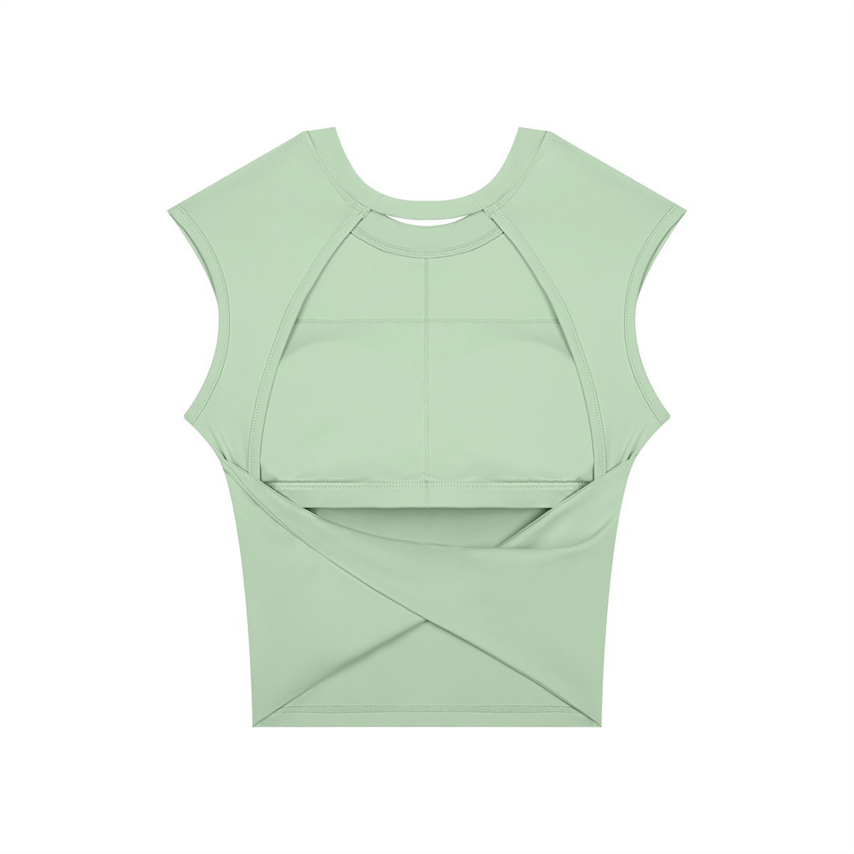 Sleek Open-Back Yoga Tank