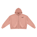 Vintage-Washed Boxy Fleece Hoodie