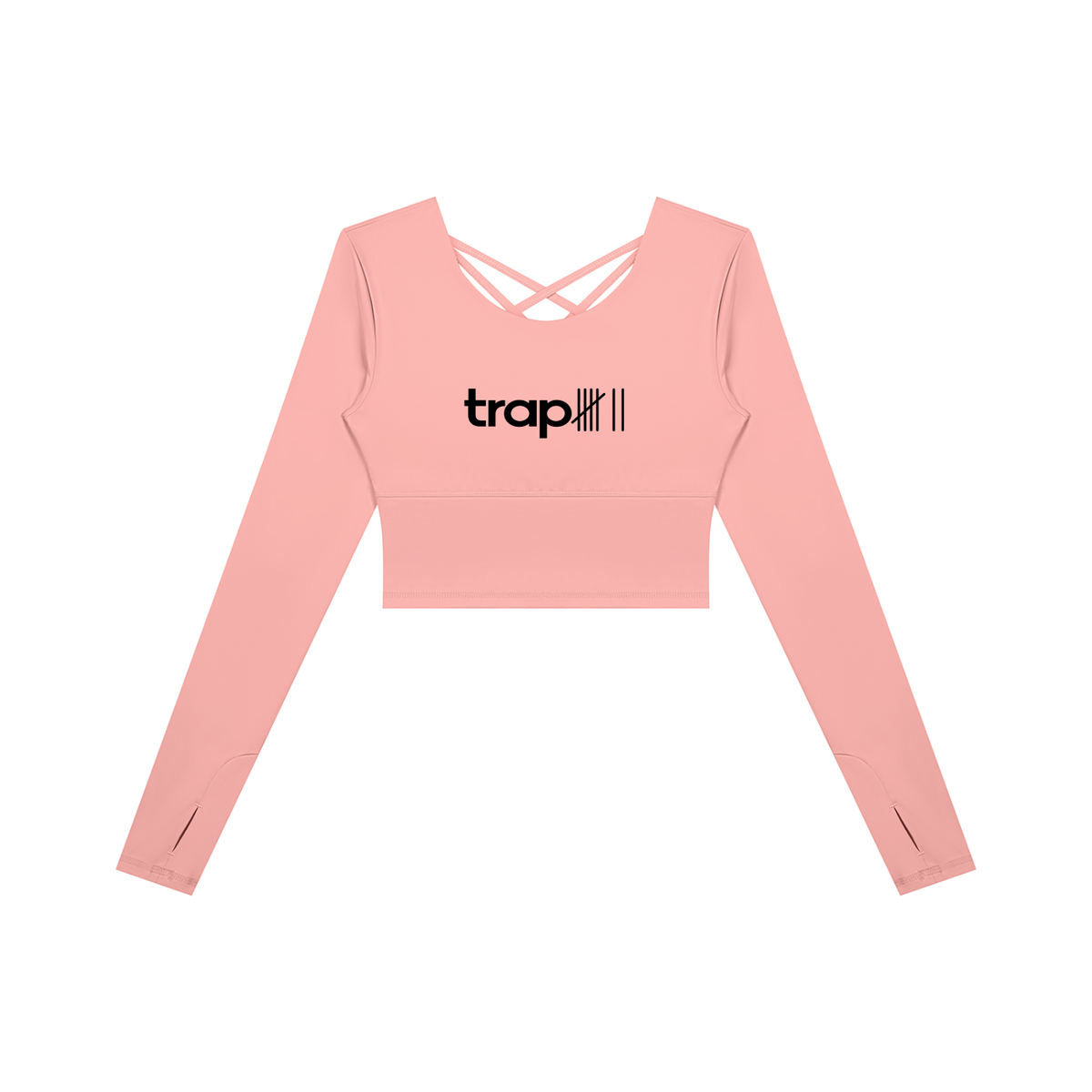 Essential Cropped Long-Sleeve Yoga Tee