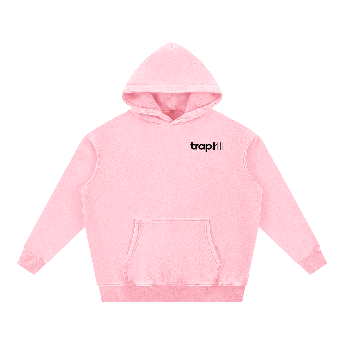 Snow Washed Oversized Fleece Hoodie