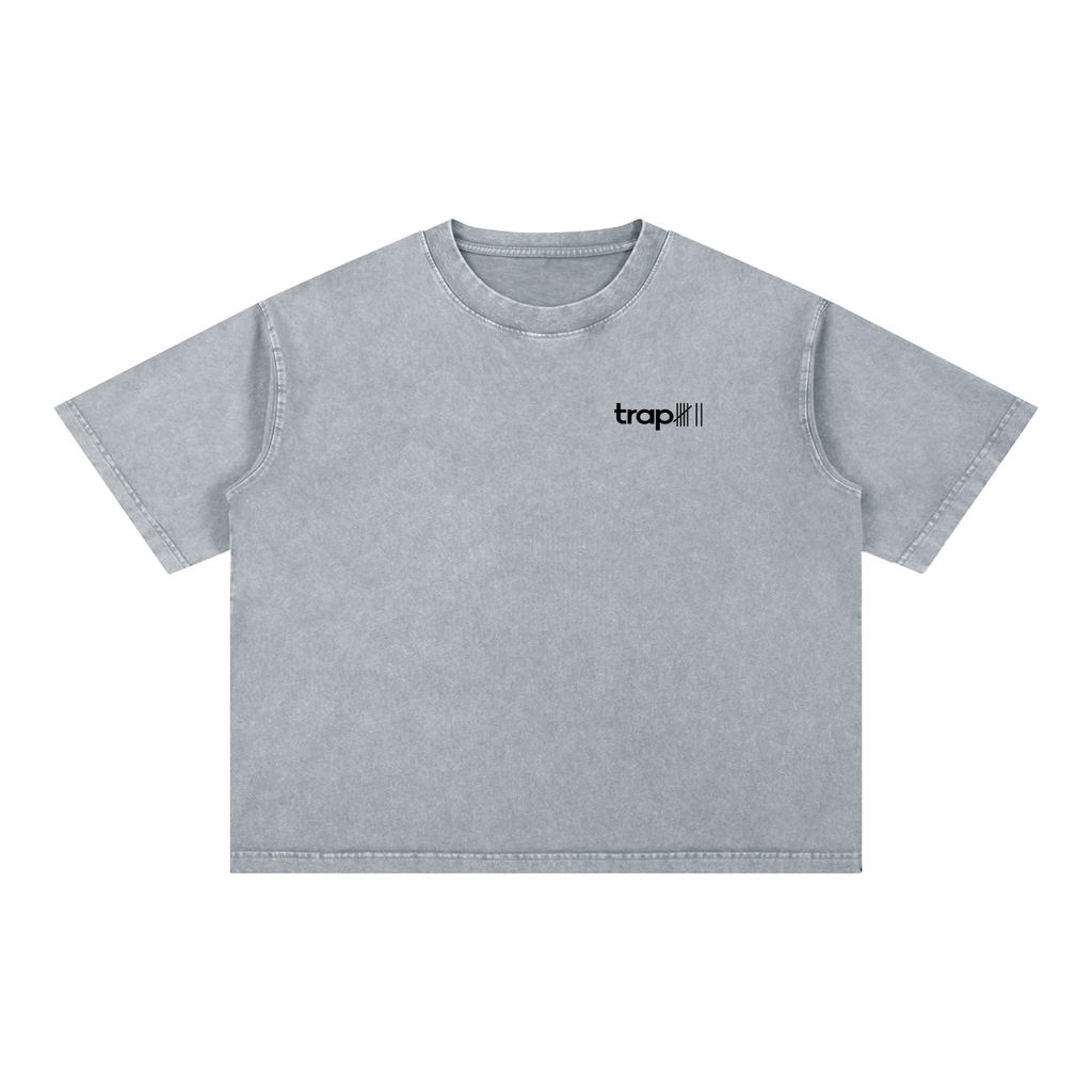 Mineral Wash Boxy Cotton Tee
