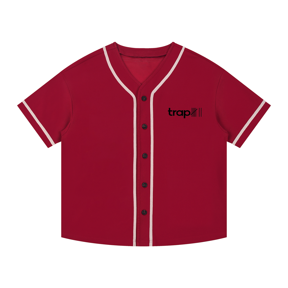 Contrast Piped Relaxed Jersey Top