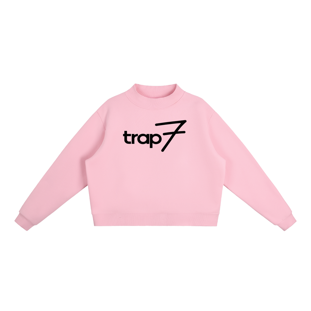 Cozy Mock-Neck Fleece Sweatshirt