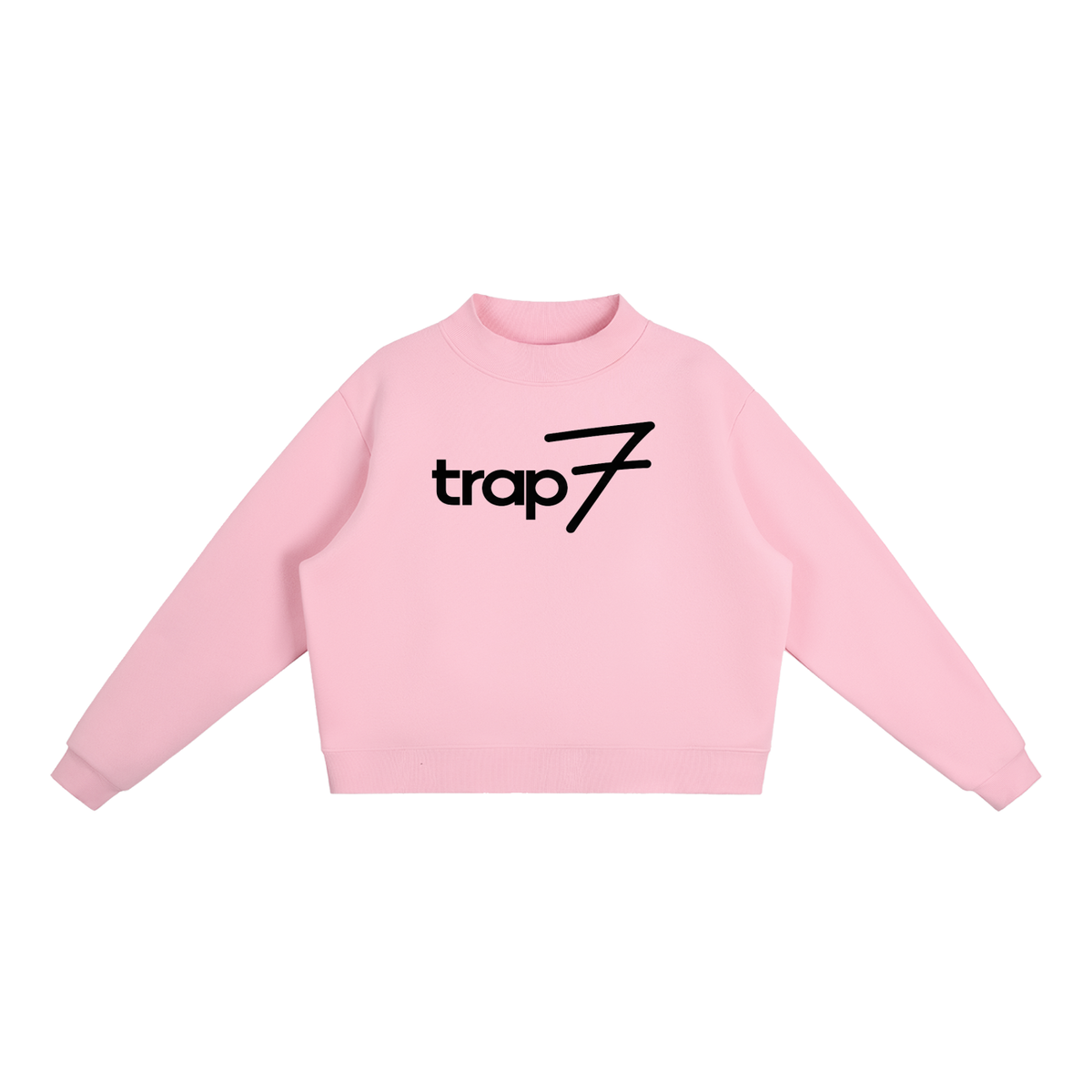 Cozy Mock-Neck Fleece Sweatshirt