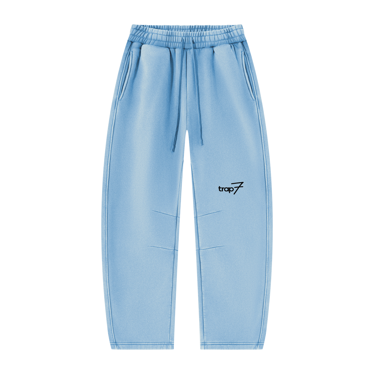 Vintage Wash Barrel-Leg Fleece Sweatpants