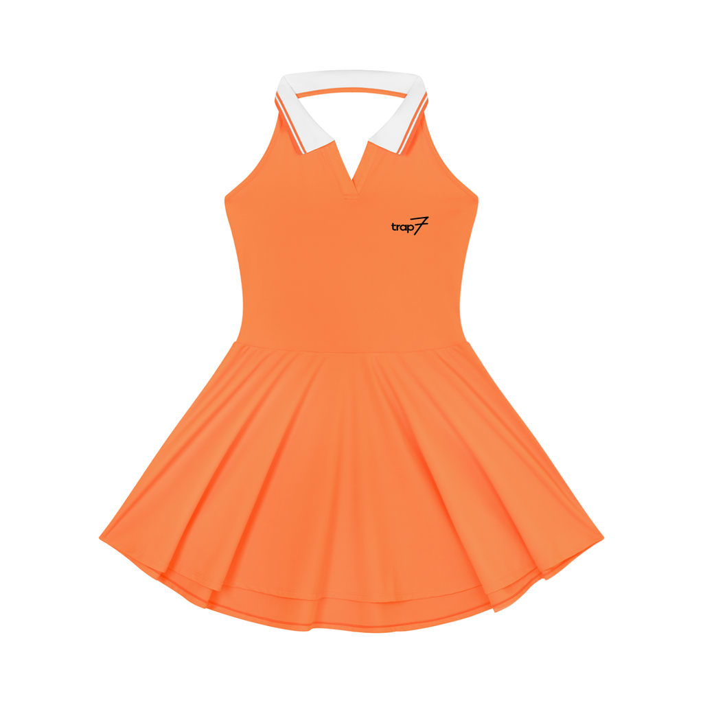 Collared Halter Tennis Dress