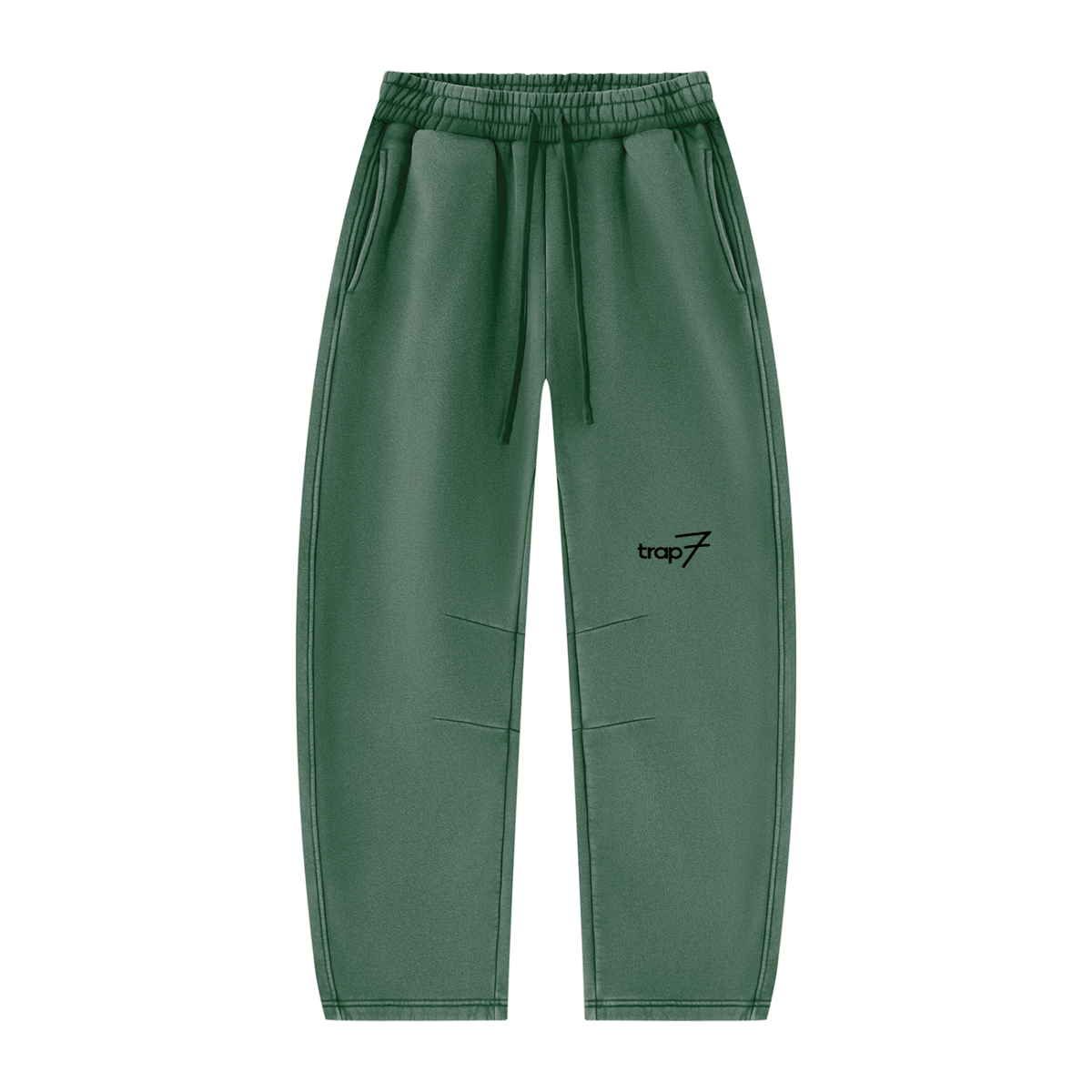 Vintage Wash Barrel-Leg Fleece Sweatpants
