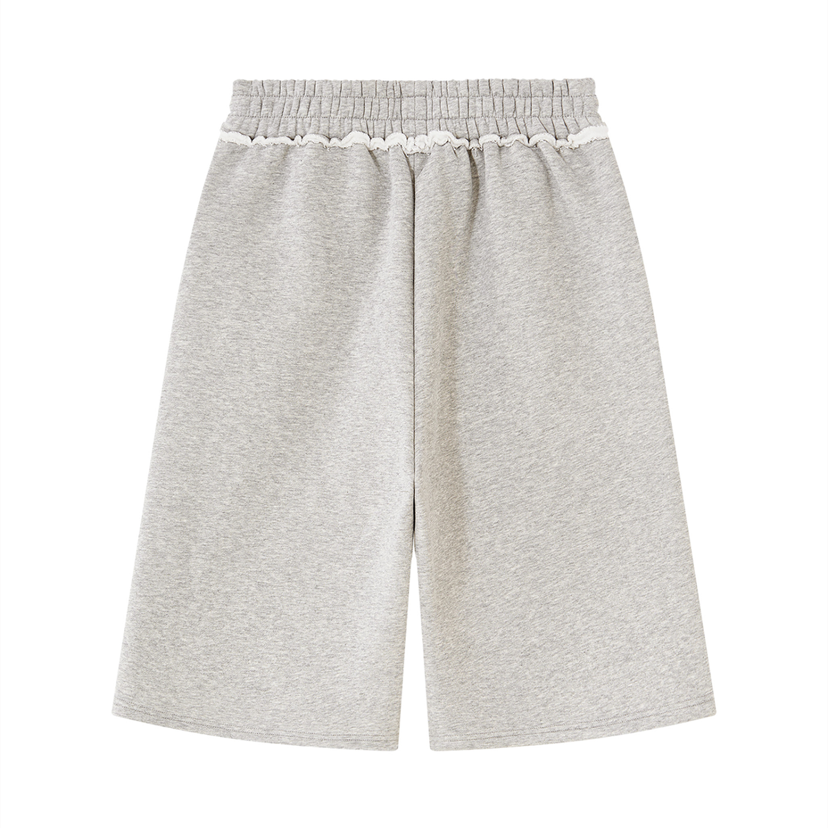 Unisex Raw-Edge Fleece Shorts