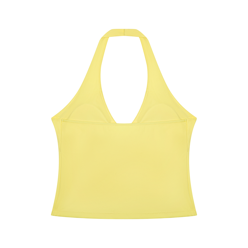 Ruched Halter Active Tank