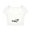 Essential Square-Neck Cropped Tee