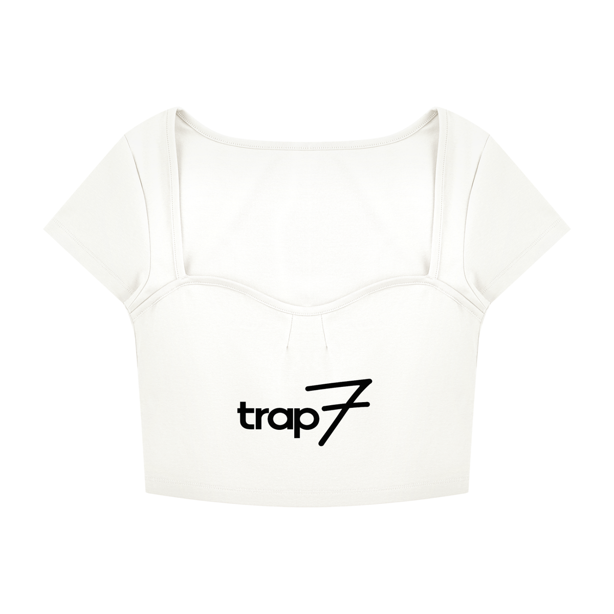 Essential Square-Neck Cropped Tee