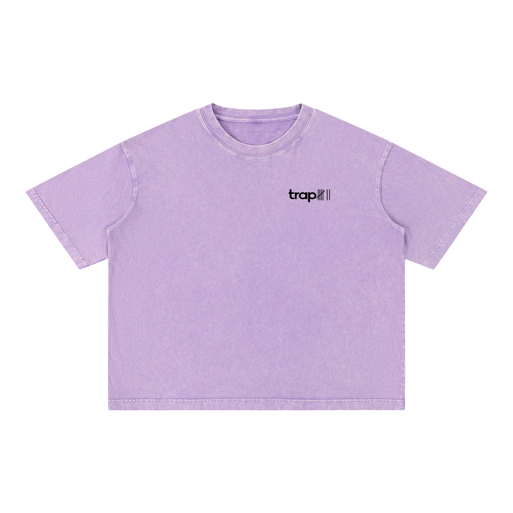 Mineral Wash Boxy Cotton Tee