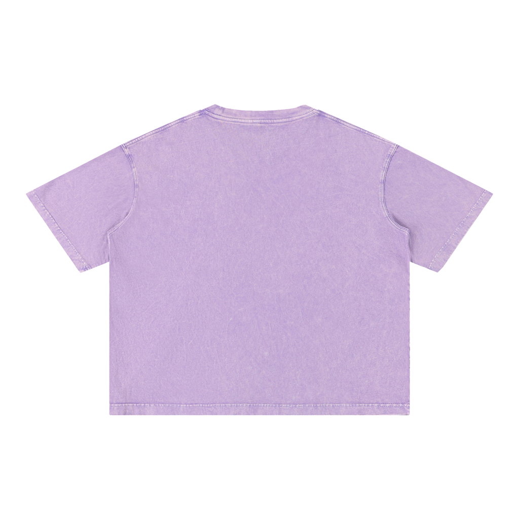 Mineral Wash Boxy Cotton Tee
