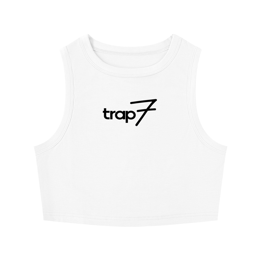Sculpted Crewneck Crop Tank
