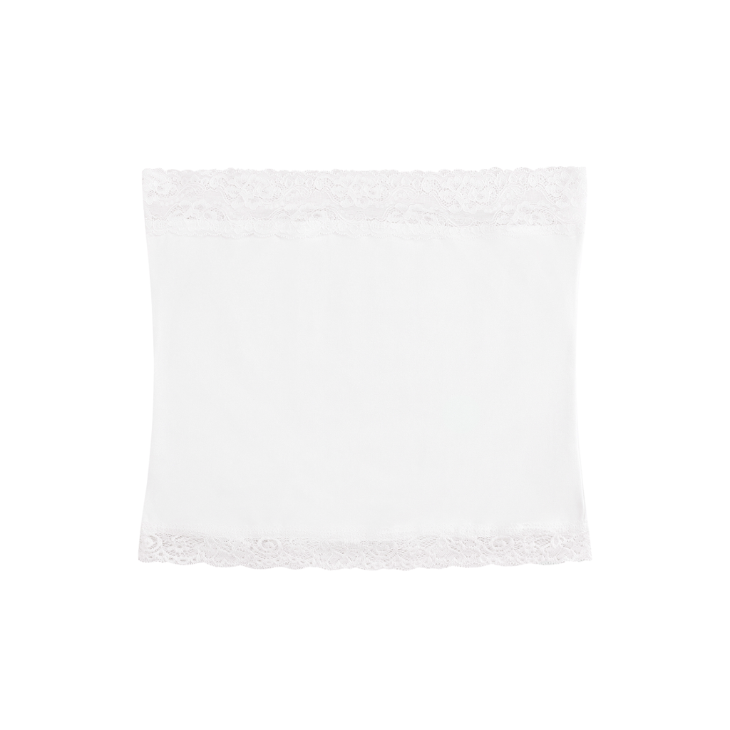 Sculpted Paneled Crop Tube Top