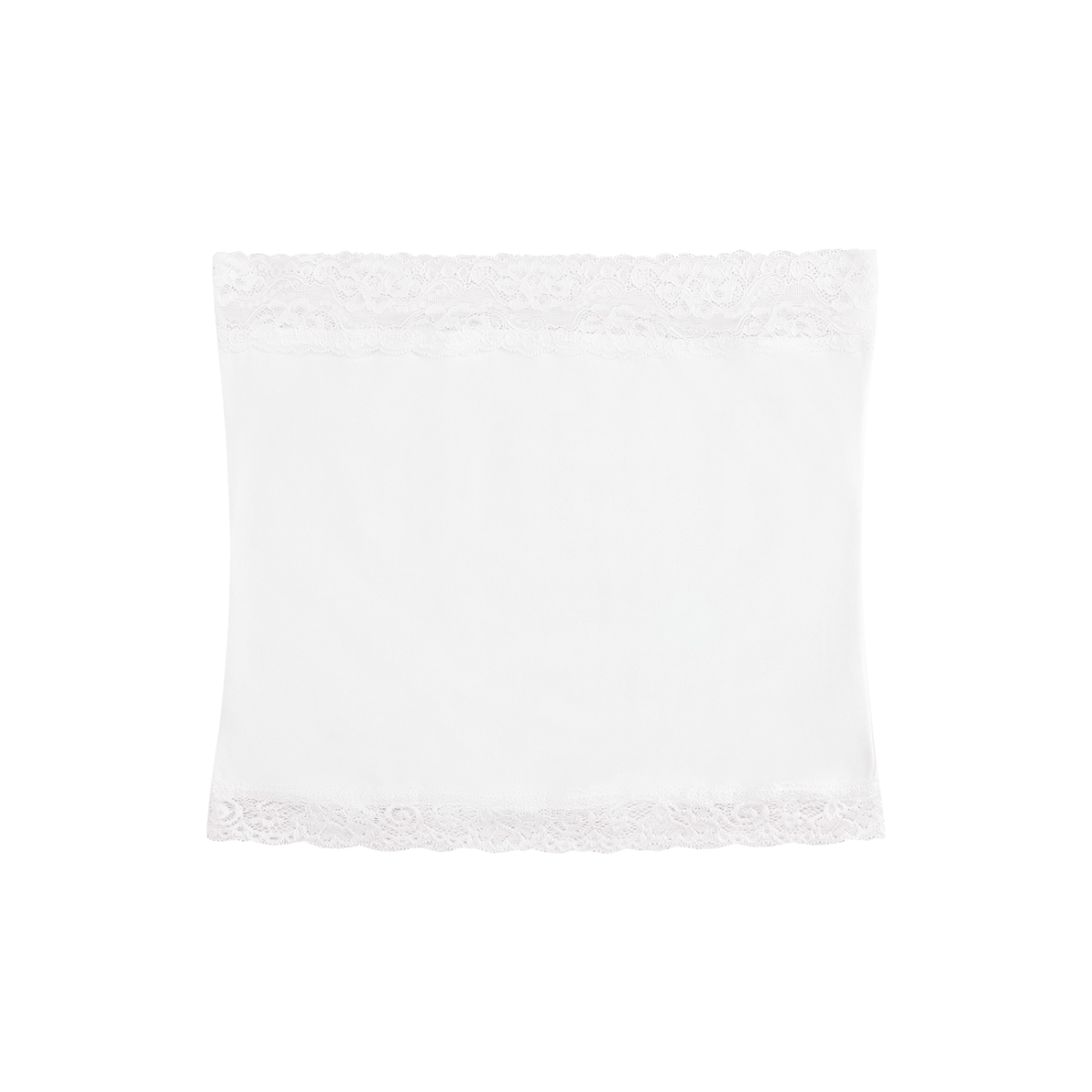 Sculpted Paneled Crop Tube Top