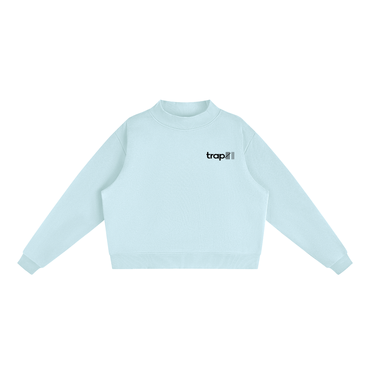 Cozy Mock-Neck Fleece Crewneck