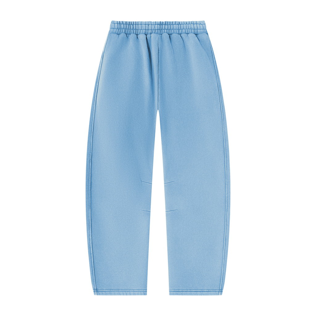 Vintage Wash Barrel-Leg Fleece Sweatpants