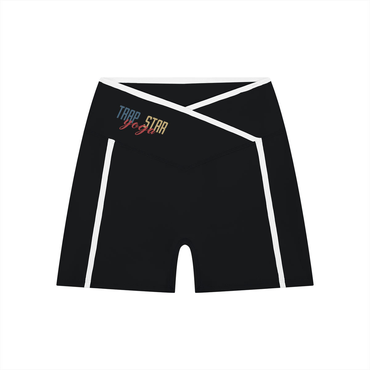 Color Block High-Rise Active Shorts