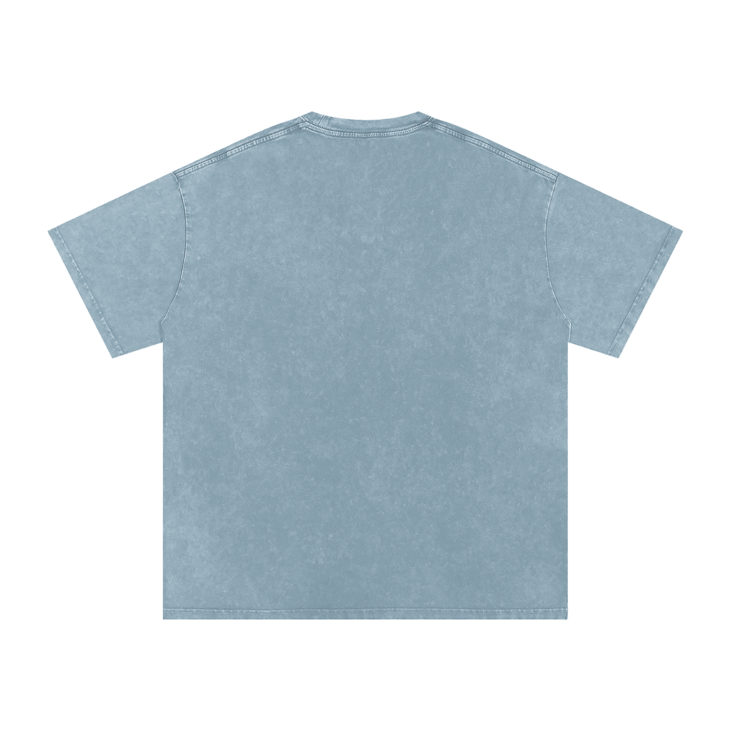 Snow Washed Oversized Cotton Tee